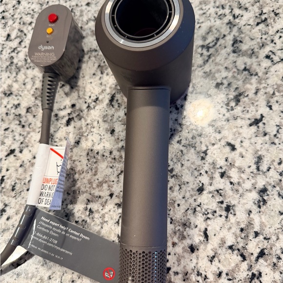 Dyson Hair Dryer in Vibrant Pink and Sleek Gray - Picture 4 of 14